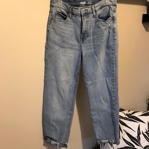 Old Navy sky-high straight leg jeans